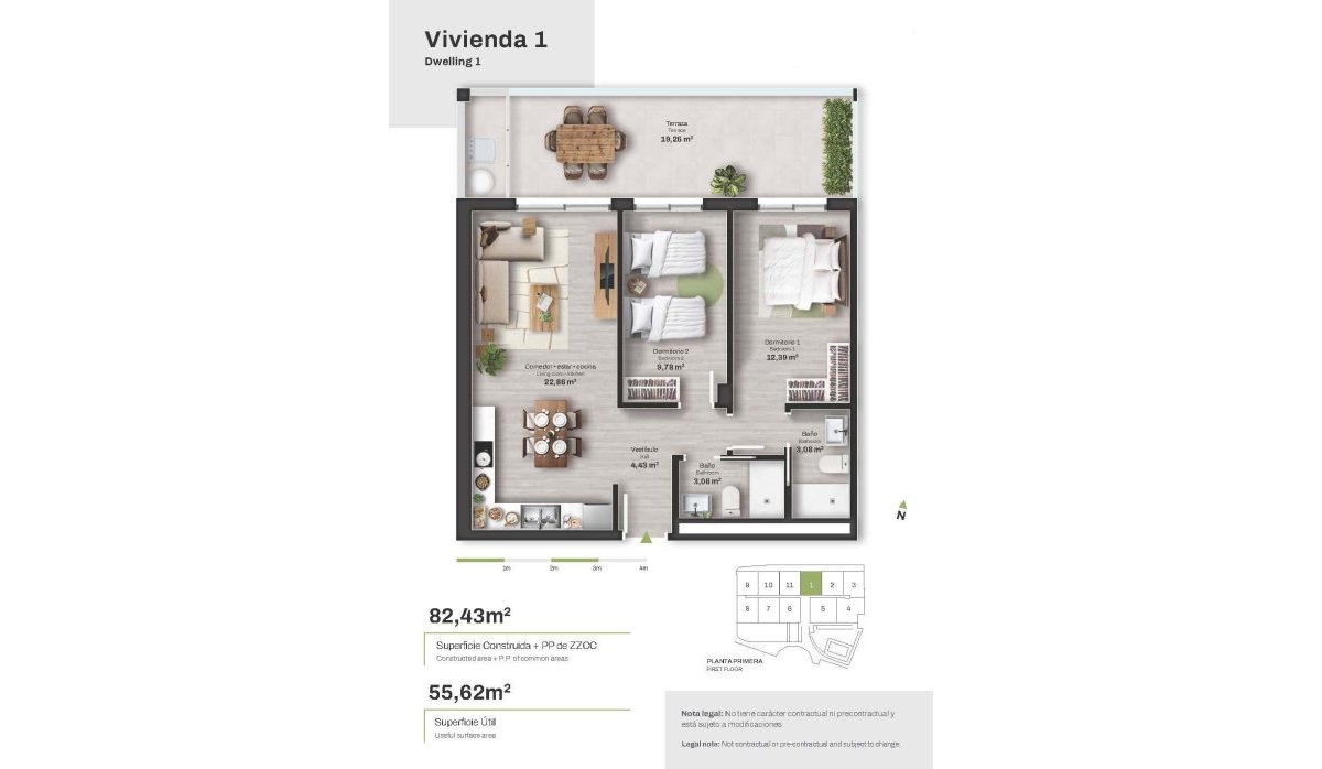 Nouvelle construction - Appartement - Mojacar - Descargador