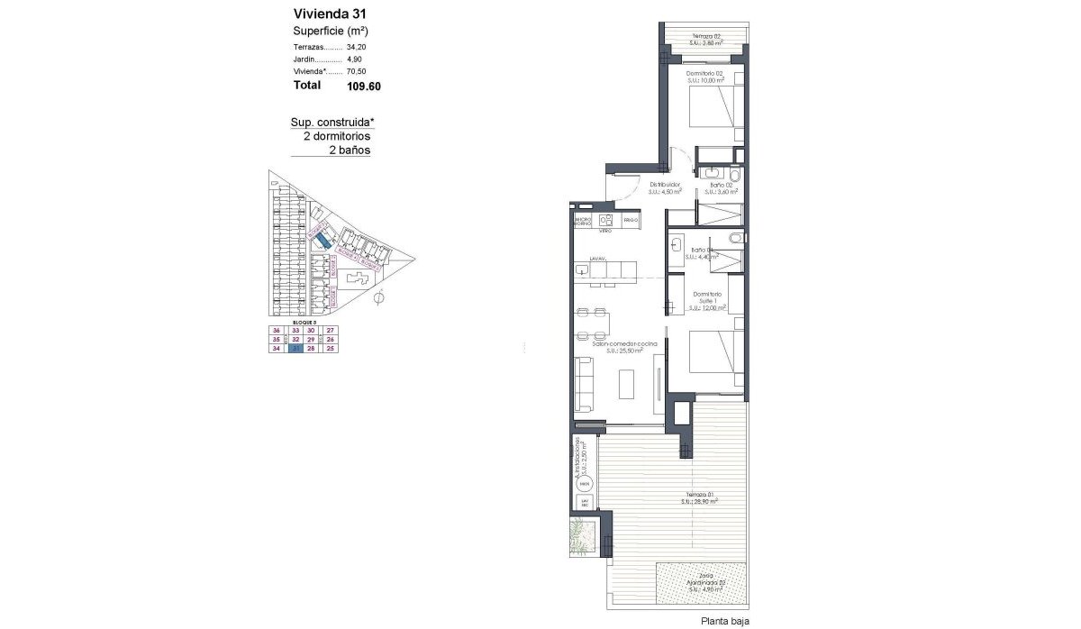 Obra nueva - Apartamento / piso - Los Alcazares - Serena Golf