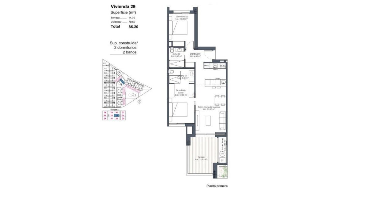 Obra nueva - Apartamento / piso - Los Alcazares - Serena Golf