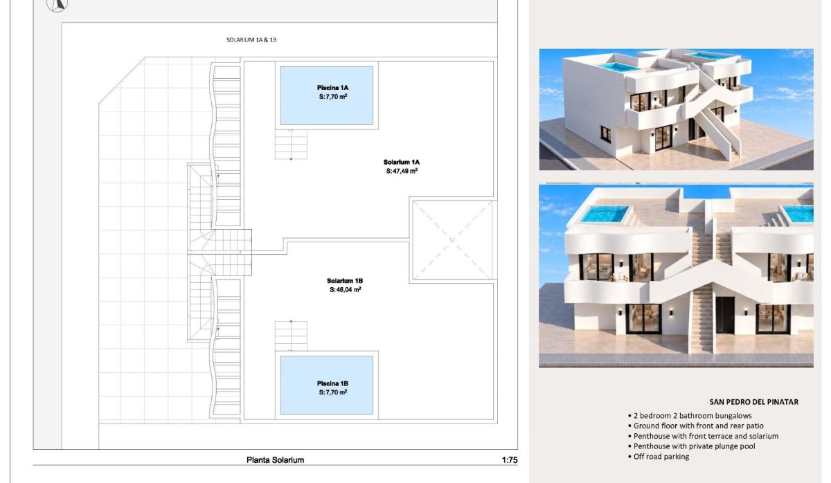 Nouvelle construction - Bungalow - San Pedro del Pinatar - Los Peñascos