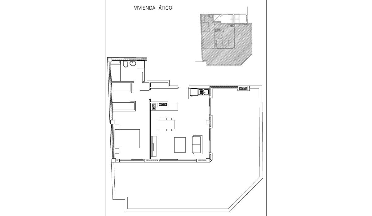 Nouvelle construction - Attique - Guardamar del Segura - Centro