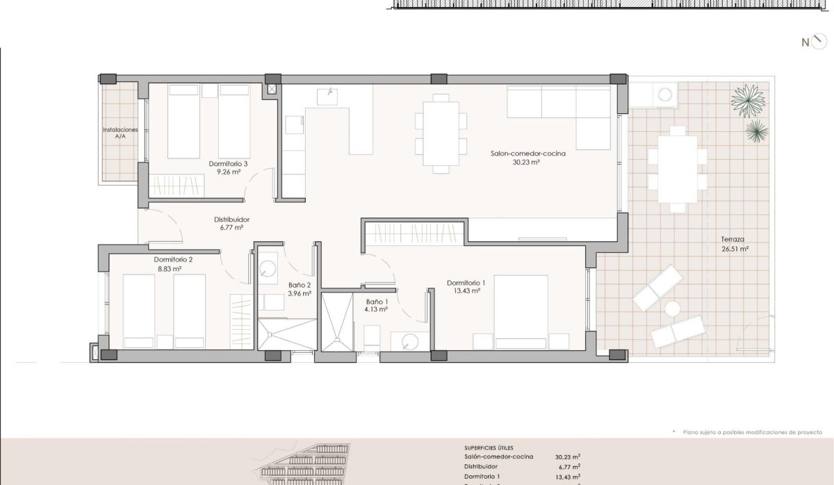 Nouvelle construction - Appartement - Pulpi - Aguilón Golf