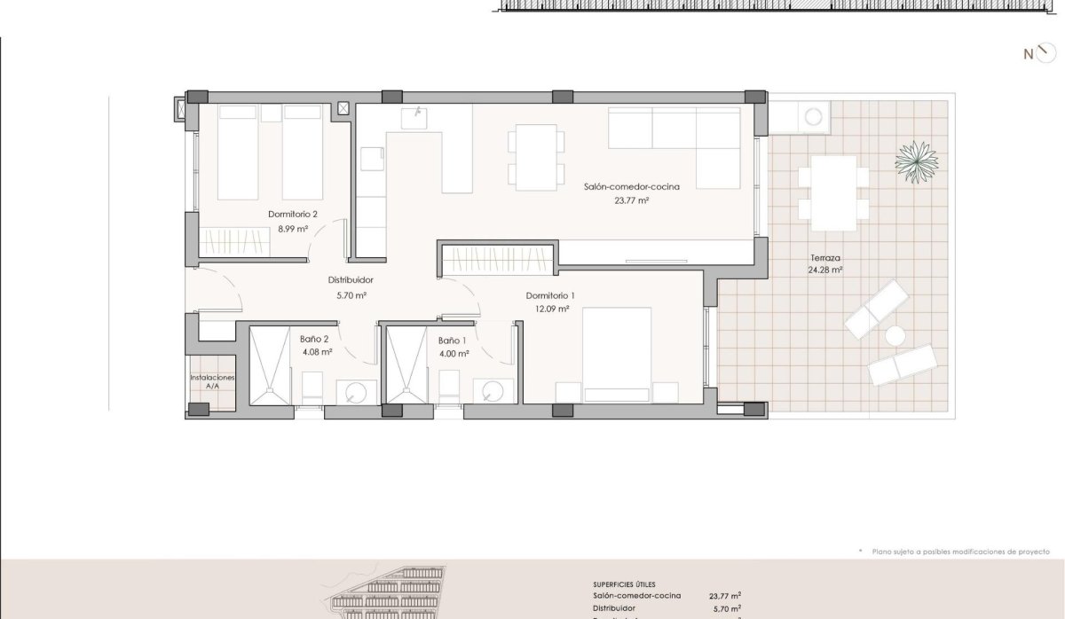 Nouvelle construction - Appartement - Pulpi - Aguilón Golf