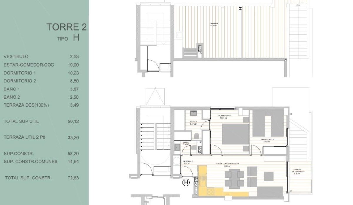 Nouvelle construction - Attique - Guardamar del Segura - Avda del Puerto