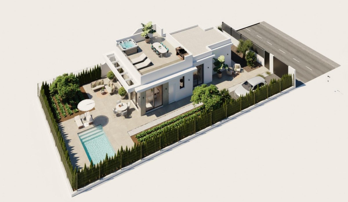Nouvelle construction - Villa - Fuente Álamo - Hacienda Del Álamo Golf