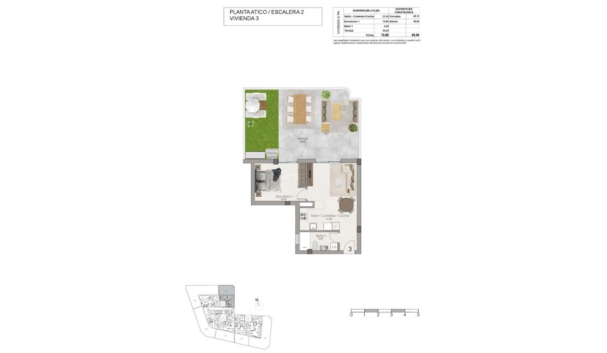 Nouvelle construction - Attique - Santa Pola - Estacion de autobuses
