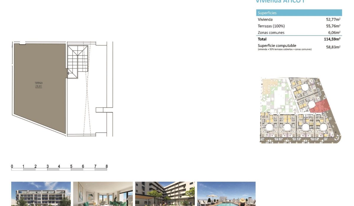 Nouvelle construction - Attique - Alicante - Florida Baja