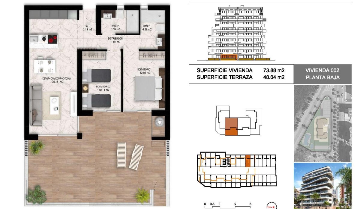 Nouvelle construction - Apartment - Guardamar del Segura - Puerto