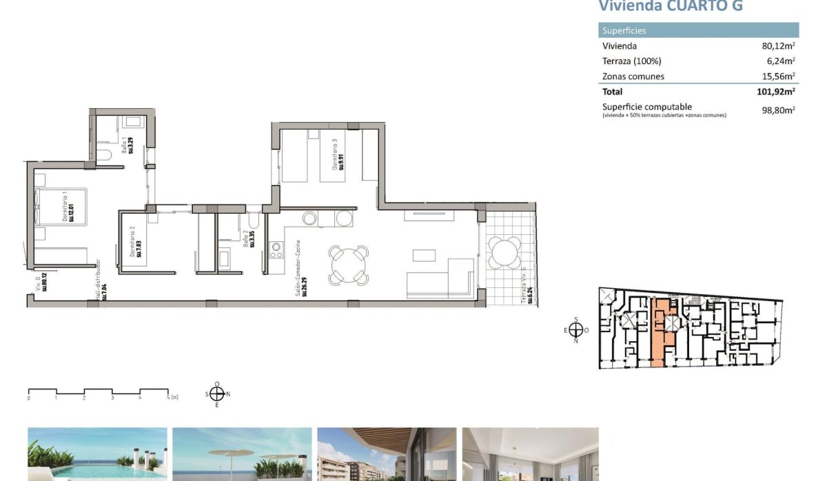 Nouvelle construction - Attique - Guardamar del Segura - Pueblo