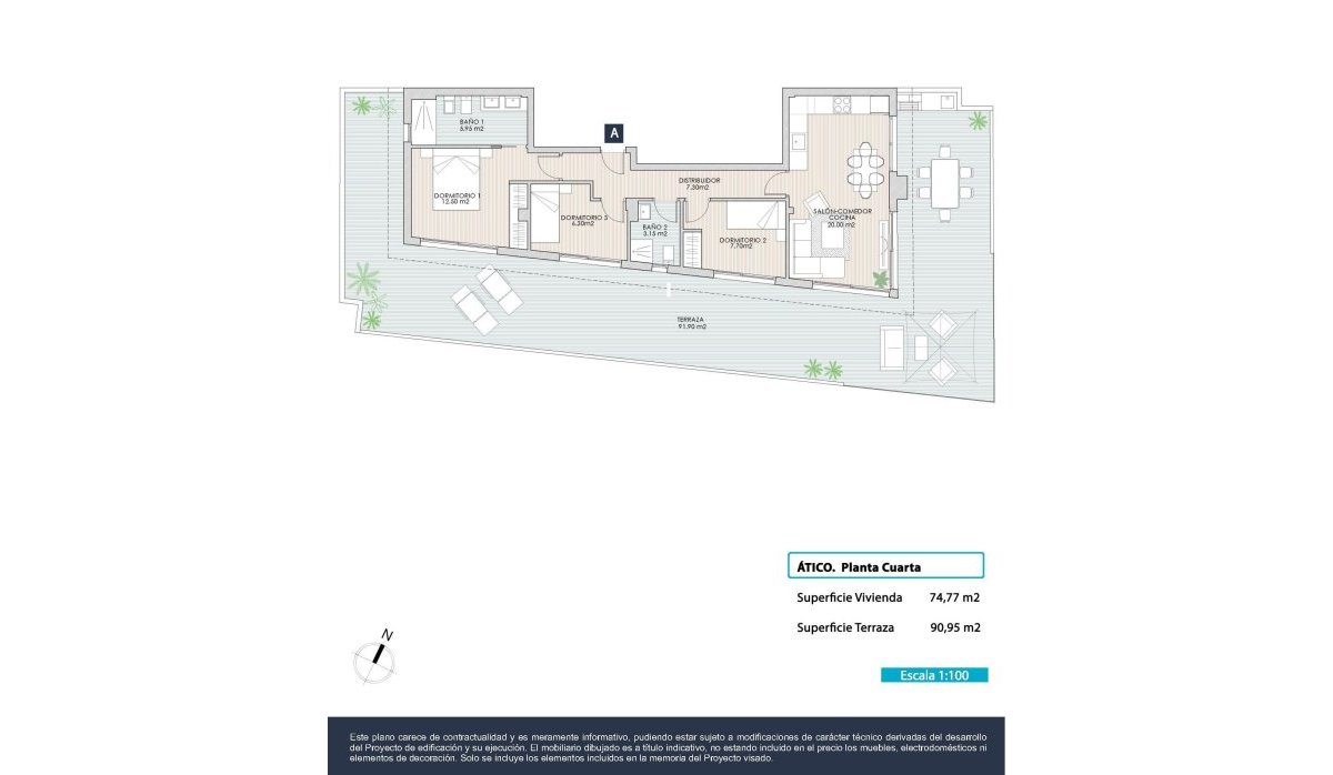 Nouvelle construction - Attique - Torrevieja - Playa de El Cura