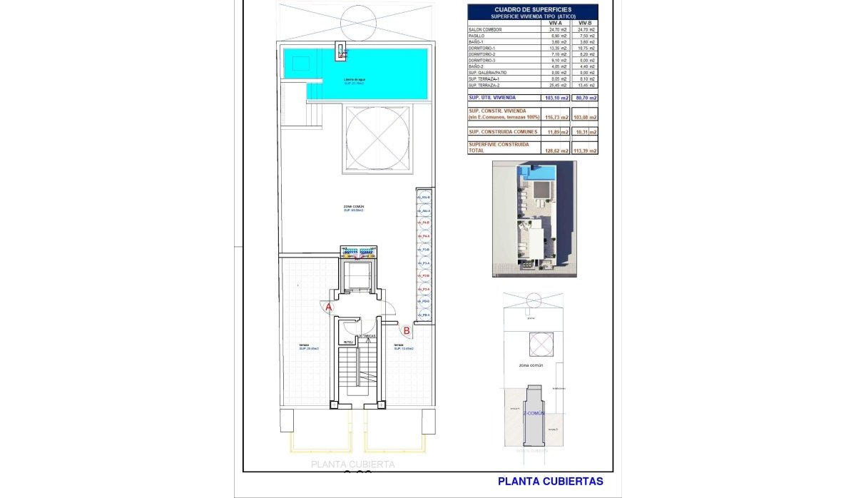 Nouvelle construction - Attique - Torrevieja - Playa del Cura