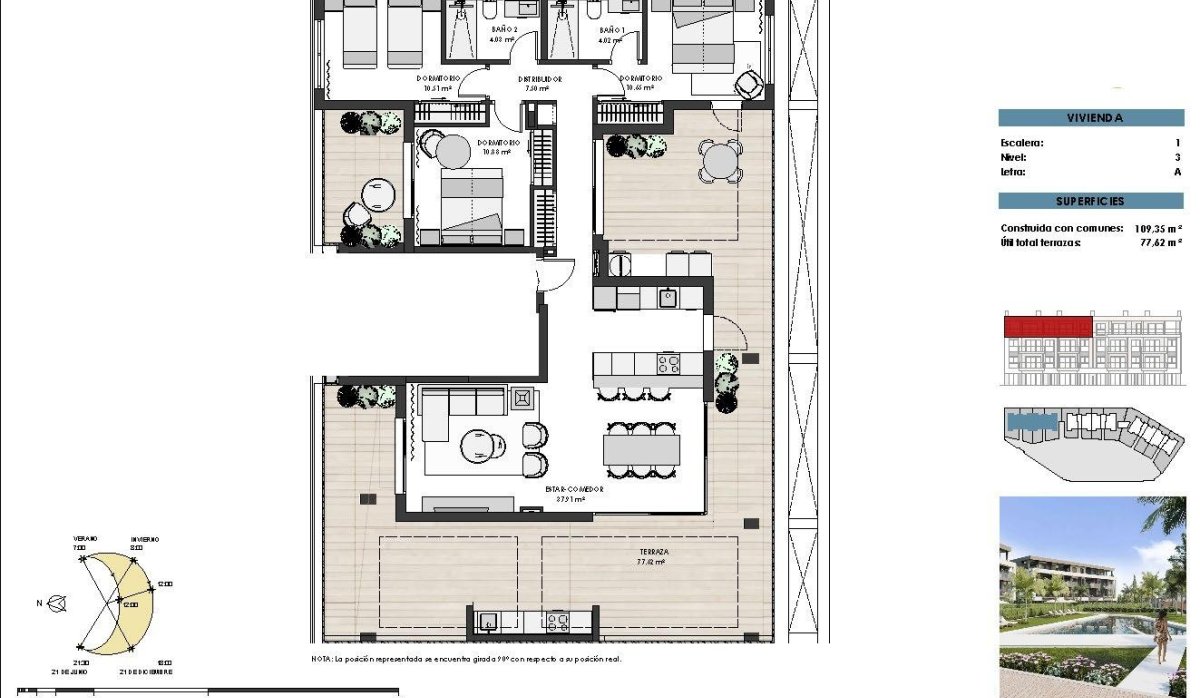 Nouvelle construction - Attique - Torre Pacheco - Santa Rosalia Lake And Life Resort