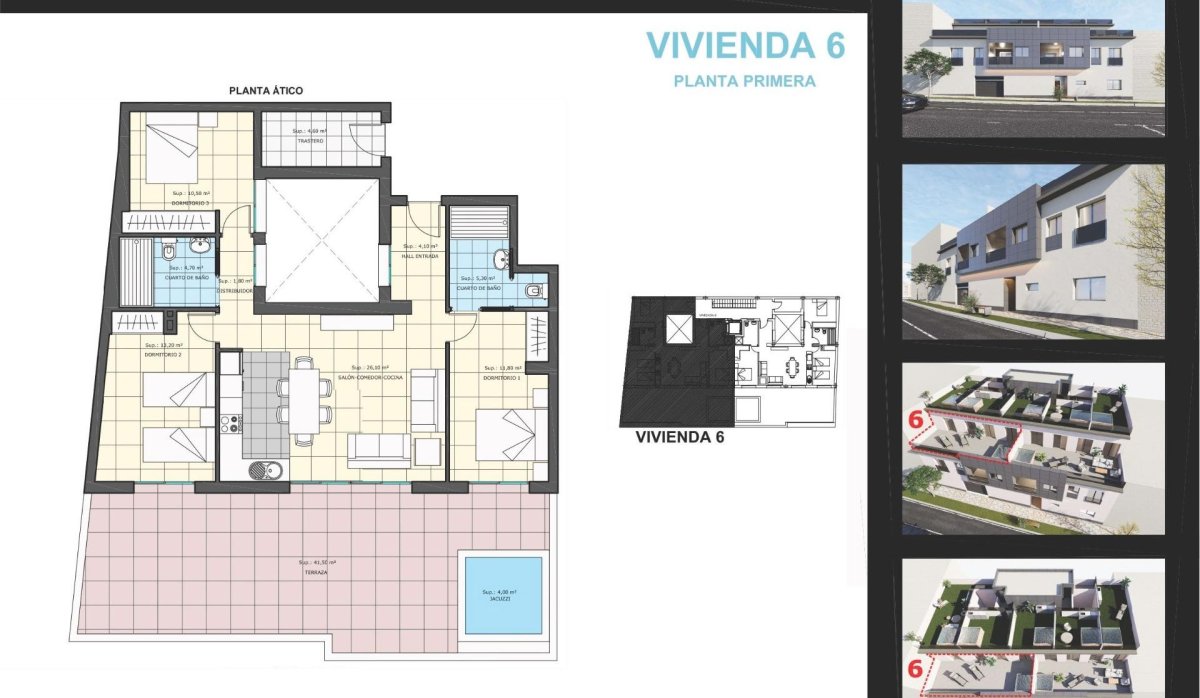 Obra nueva - Ático - Pilar de la Horadada - pueblo