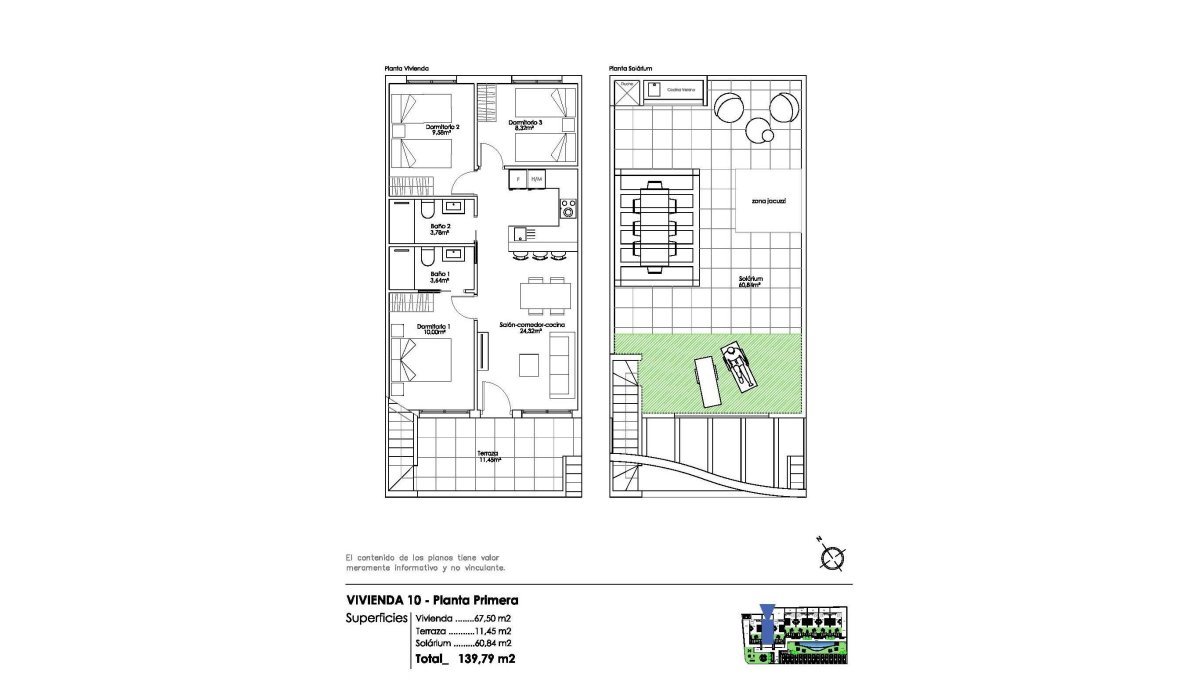 Obra nueva - Bungalow - Pilar de la Horadada - Parque Ramon eugenio Escudero