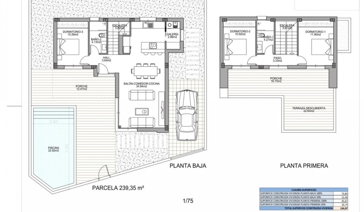 Obra nueva - Villa - Benijofar - Polideportivo