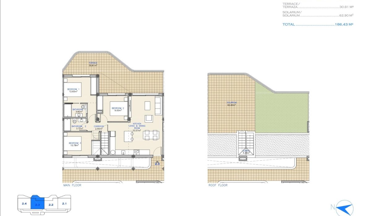 Obra nueva - Ático - Los Alcazares - Serena Golf