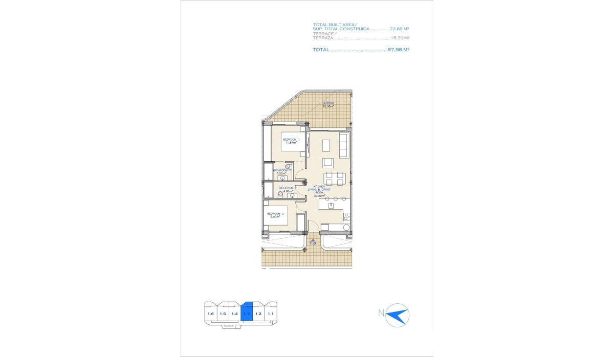 Nouvelle construction - Apartment - Los Alcazares - Serena Golf