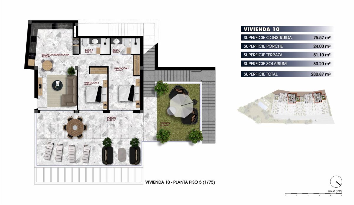 Nouvelle construction - Attique - Finestrat - Balcón De Finestrat