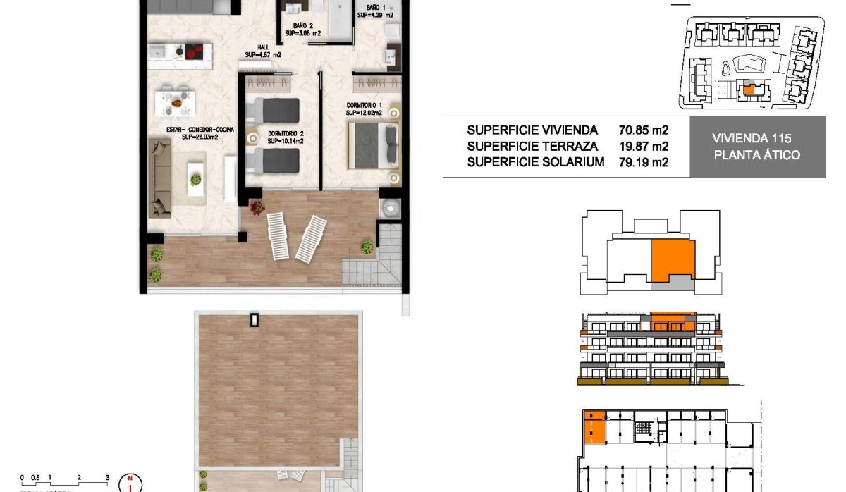 Nouvelle construction - Attique - Orihuela Costa - Los Altos