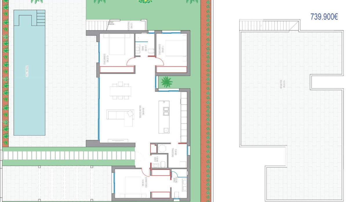 New Build - Villa - Los Alcazares - Serena Golf