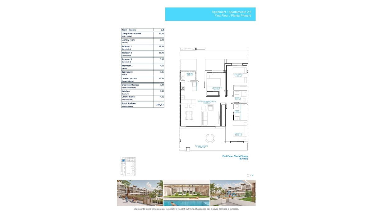 Nouvelle construction - Appartement - Pilar de la Horadada - Playa de las Higuericas