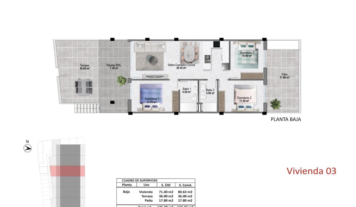 Obra nueva - Bungalow - Pilar de la Horadada - pueblo
