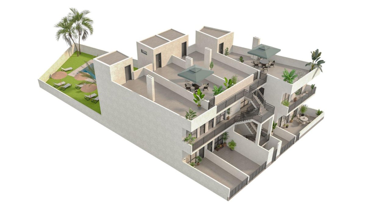 Obra nueva - Bungalow - Hondón de las Nieves - La Canalosa