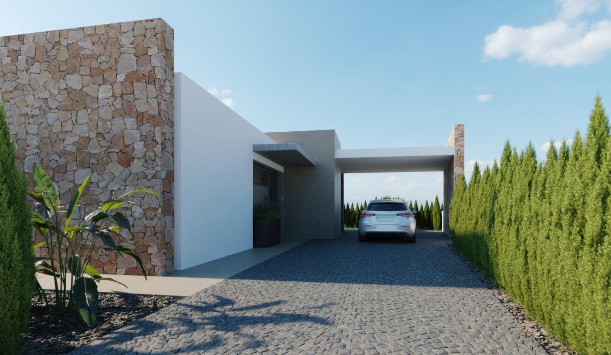 Obra nueva - Villa - Fuente Álamo - Hacienda del Alamo
