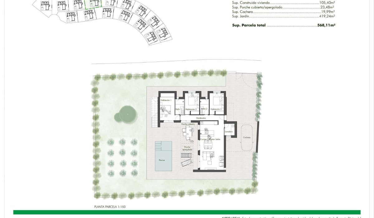 Obra nueva - Villa - Fuente Álamo - Hacienda del Alamo