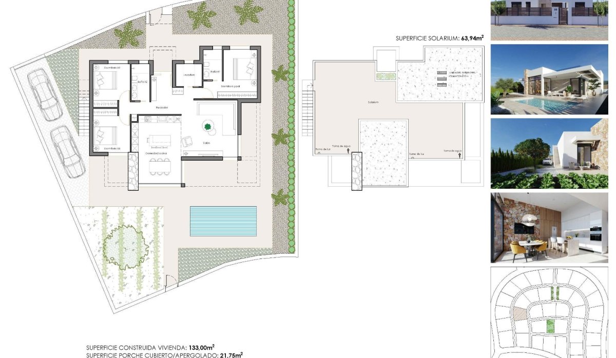 Obra nueva - Villa - Fuente Álamo - Hacienda del Alamo
