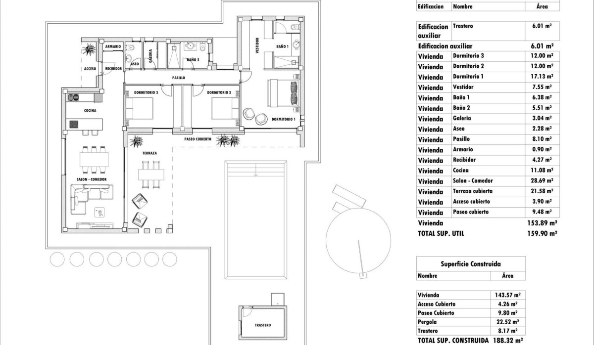 Nouvelle construction - Villa - Aspe - Poligono 19
