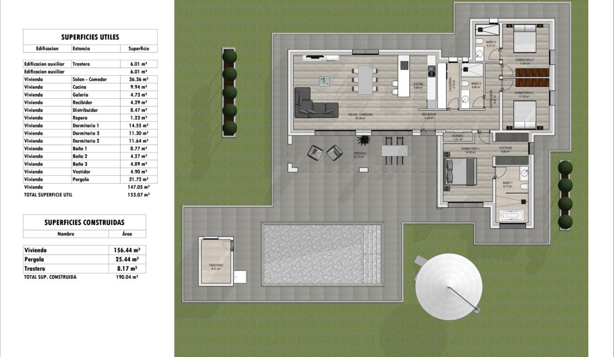 Nouvelle construction - Villa - Aspe - Poligono 19