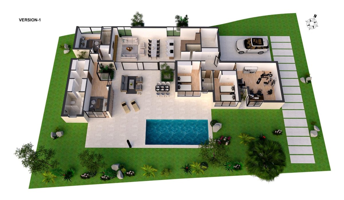 Nouvelle construction - Villa - Baños y Mendigo - Altaona Golf And Country Village