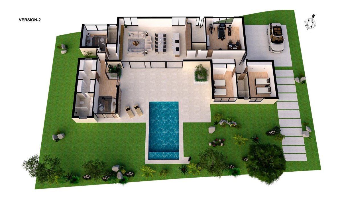 Nouvelle construction - Villa - Baños y Mendigo - Altaona Golf