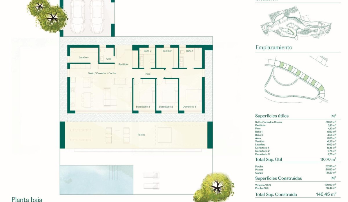 Nouvelle construction - Villa - Fuente Álamo - Hacienda del Alamo