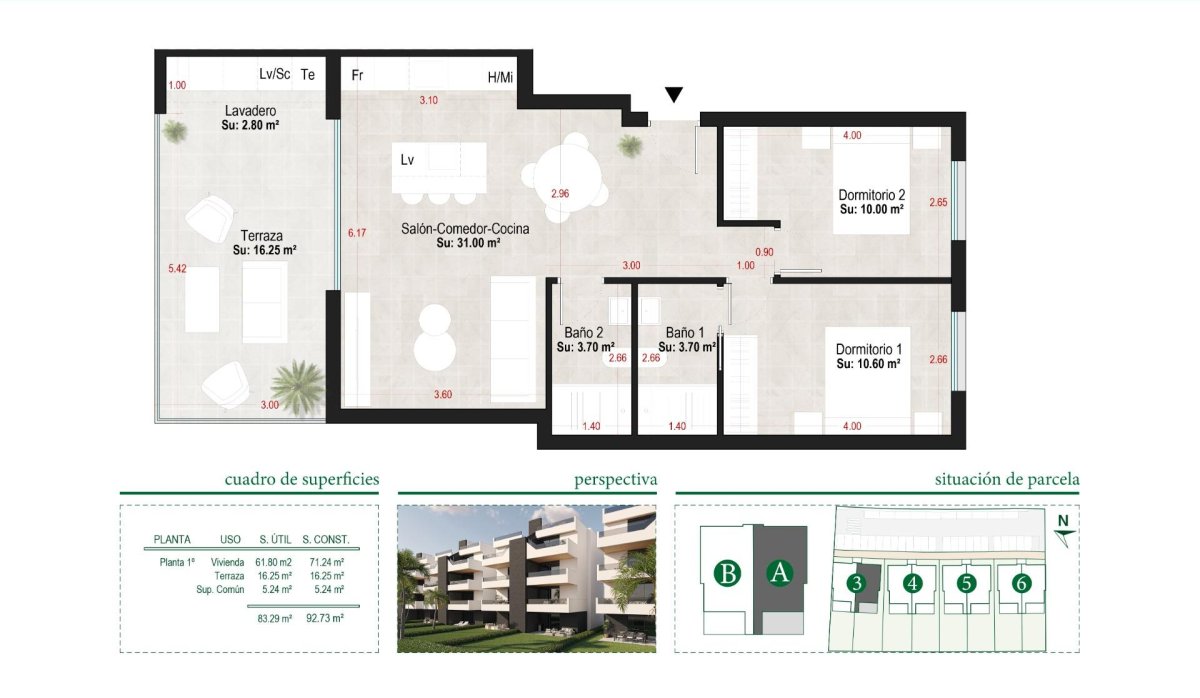 Nouvelle construction - Appartement - Alhama De Murcia - Condado De Alhama Golf Resort