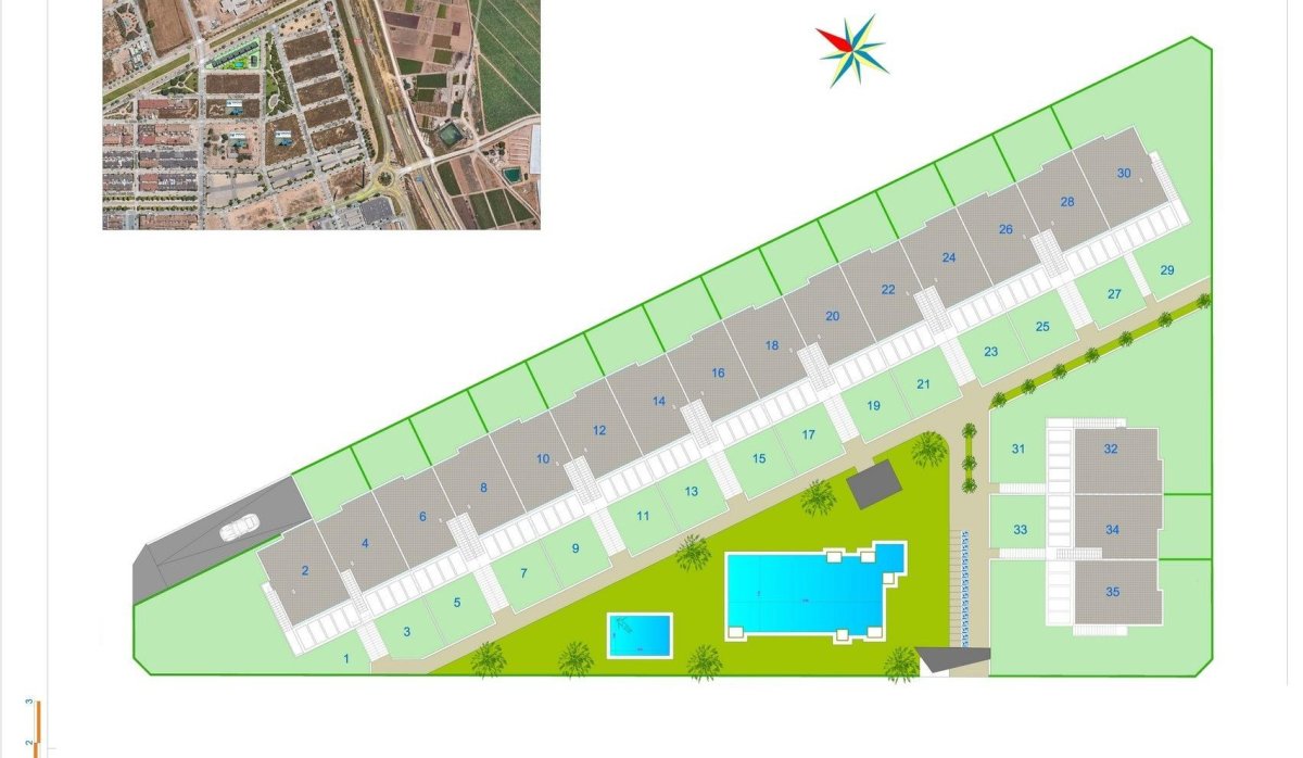 New Build - Bungalow - Pilar de la Horadada - pueblo